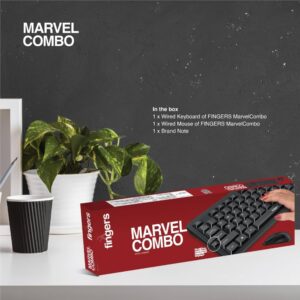 Marvel Combo Wired Deskset- Keyboard & Mouse