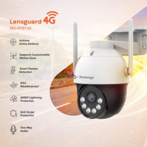 Secureye Lensguard Duo 4G camera Pelican Series