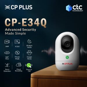 CP-E34Q | CP PLUS 3MP Smart Wi-Fi CCTV Camera